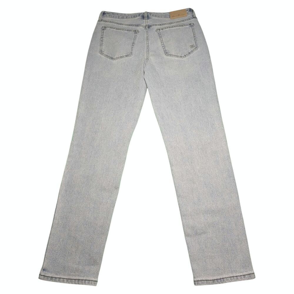 Seven7 90s Straight Leg Jeans Size 6 Key West Light Wash High Rise Ankle - Picture 3 of 15